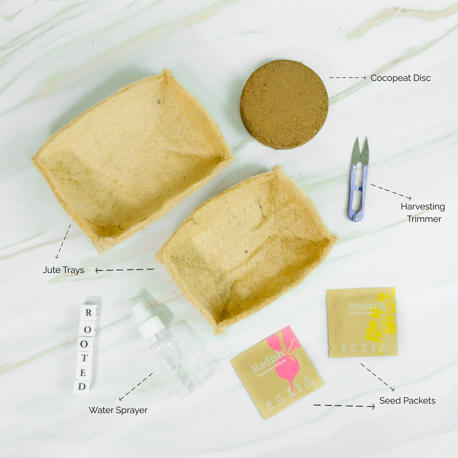 Rooted DIY Microgreens Grow Kit